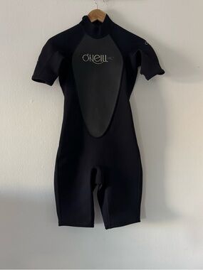 O'Neill Women's Short Sleeve Wetsuit Black Hammer GBS Seamless Flex Zones US 8